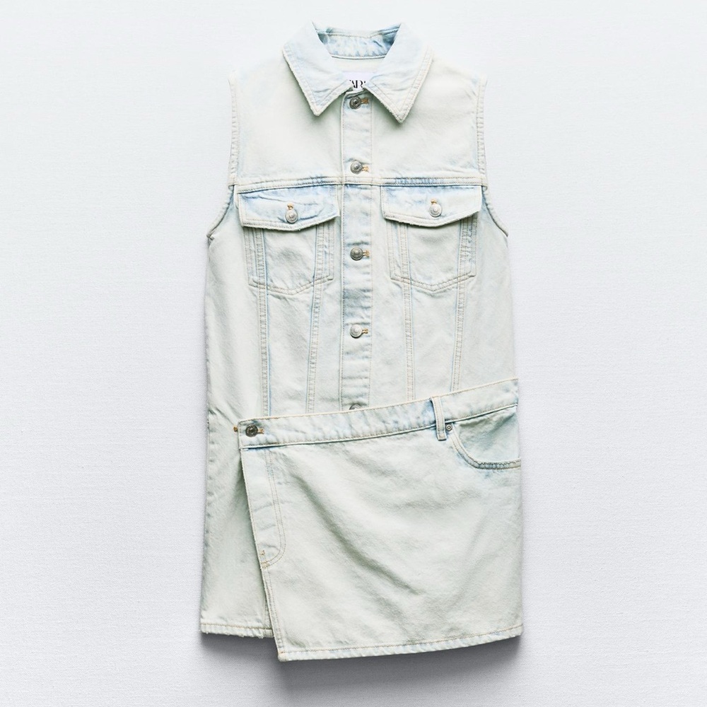 Zara denim dress Large